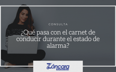 ¿Qué pasa con el carnet de conducir durante el estado de alarma?